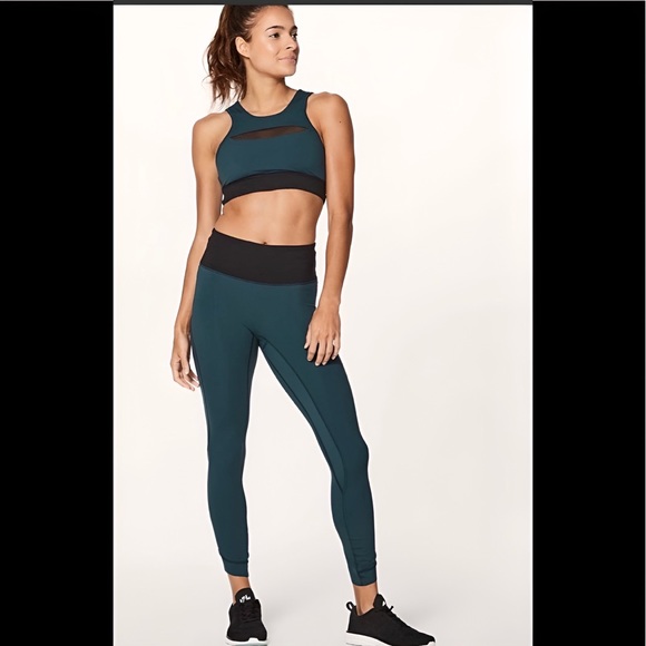 Lululemon Women’s Run The Day 7/8 High-Rise Tights 25” - Submarine/Black -Size 4 - Picture 7 of 7